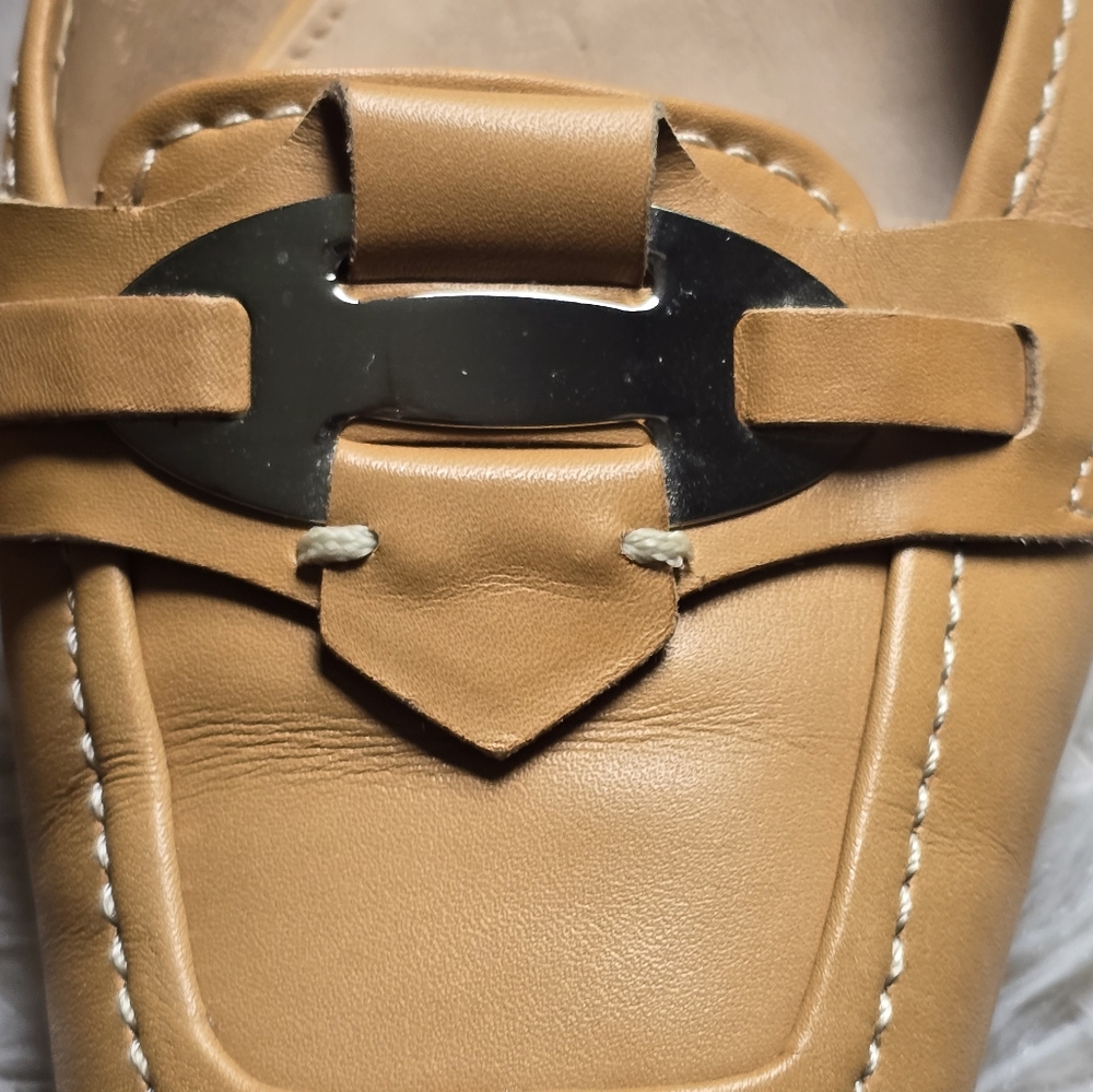 Etienne Aigner Vintage Dress Shoes Mustard Yellow Tan Leather Shoes-Size 8.5 - Picture 6 of 16